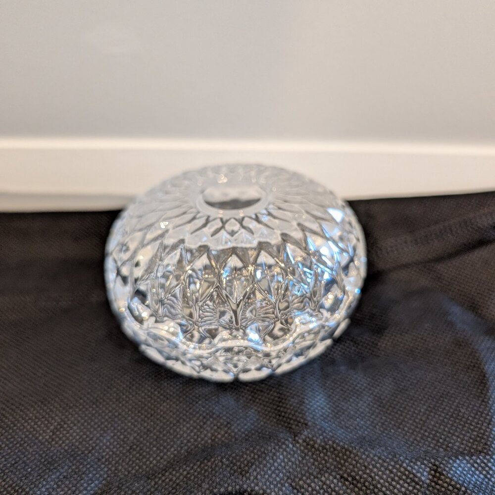 Mikasa Crystal Lidded Trinket Dish